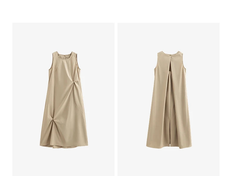 TOYOUTH Women Dress 2025 Summer New Elegant Dress 8529013