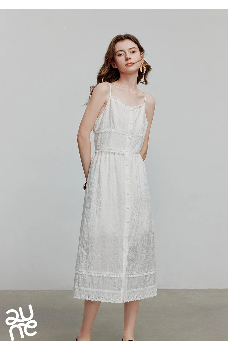 TOYOUTH Women Dress 2025 Summer New Elegant Dress 8529022