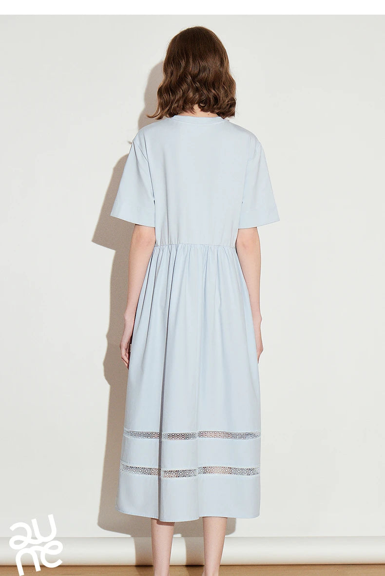 TOYOUTH Women Dress 2025 Spring New Elegant Dress 8519015