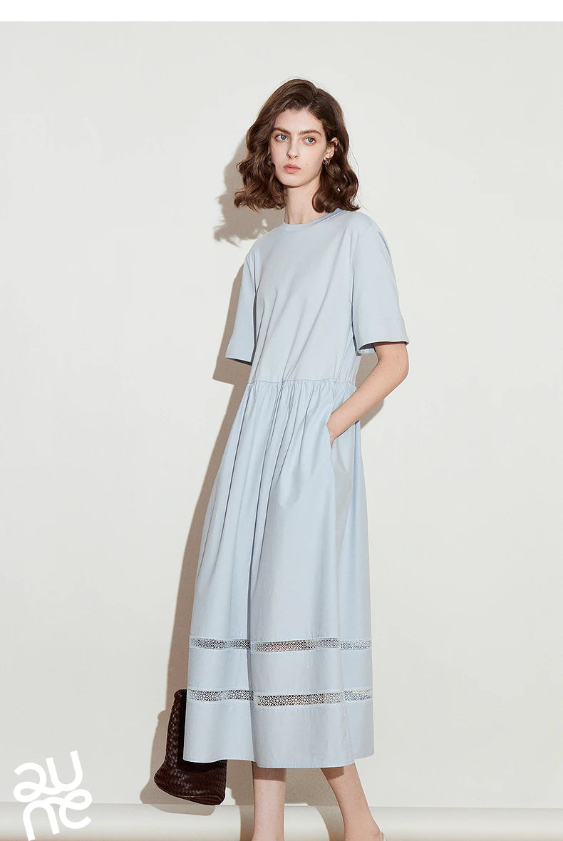 TOYOUTH Women Dress 2025 Spring New Elegant Dress 8519015