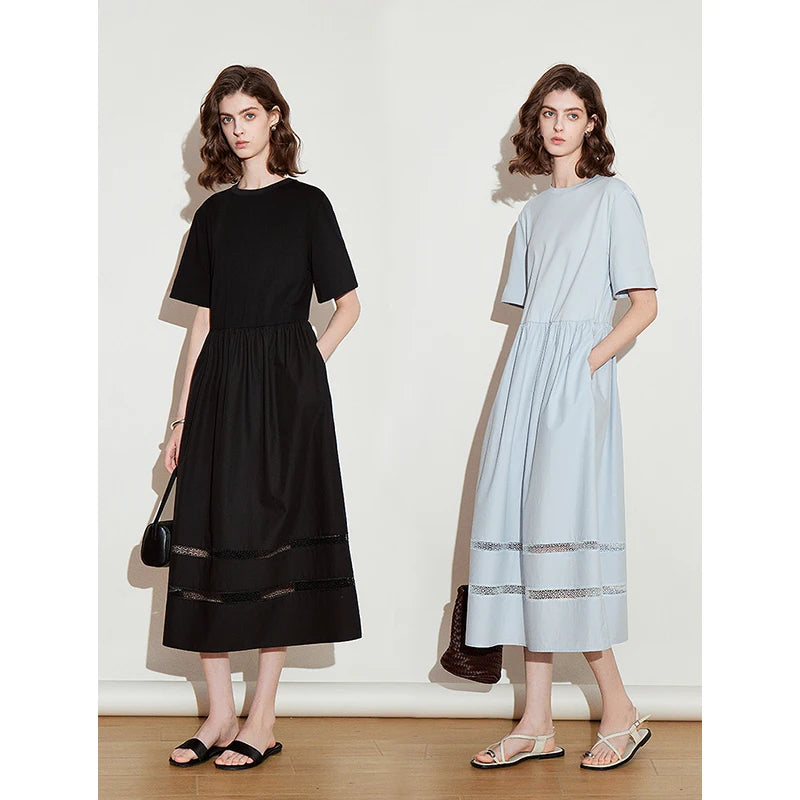 TOYOUTH Women Dress 2025 Spring New Elegant Dress 8519015