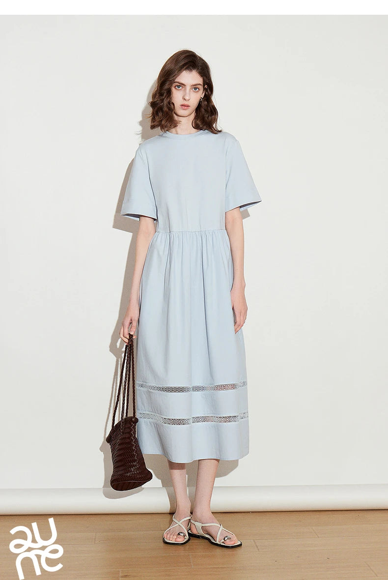 TOYOUTH Women Dress 2025 Spring New Elegant Dress 8519015