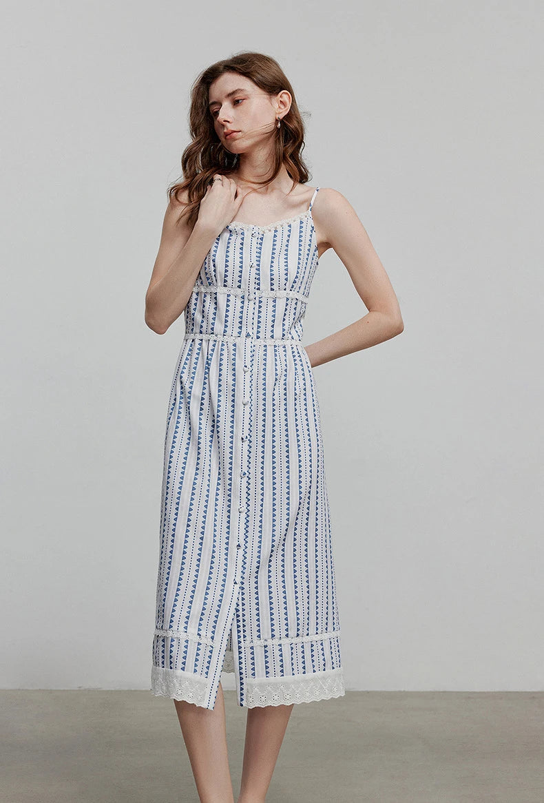 TOYOUTH Women Dress 2025 Summer New Elegant Dress 8529022