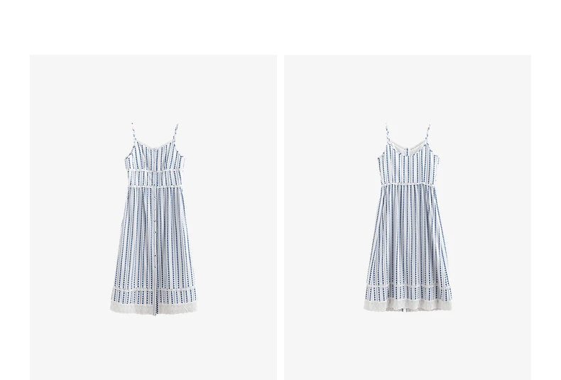 TOYOUTH Women Dress 2025 Summer New Elegant Dress 8529022