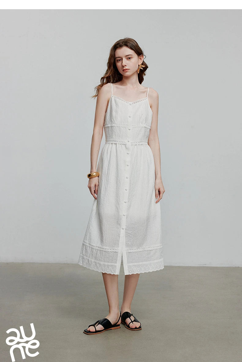 TOYOUTH Women Dress 2025 Summer New Elegant Dress 8529022