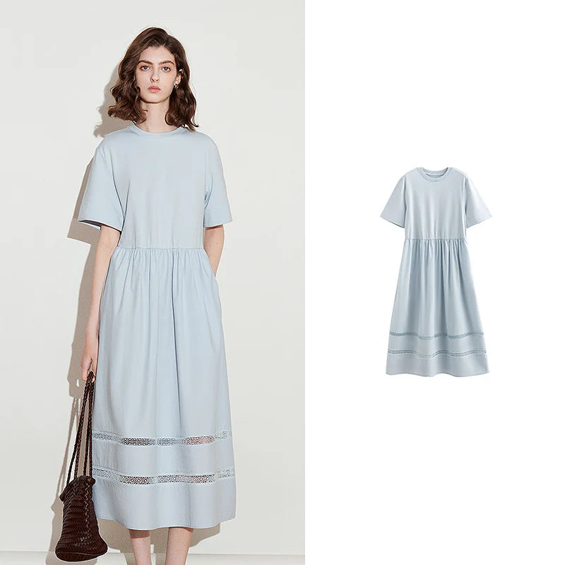 TOYOUTH Women Dress 2025 Spring New Elegant Dress 8519015