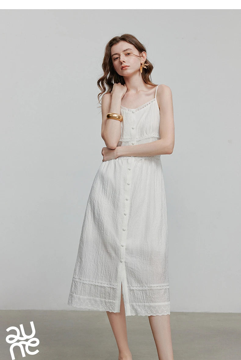 TOYOUTH Women Dress 2025 Summer New Elegant Dress 8529022