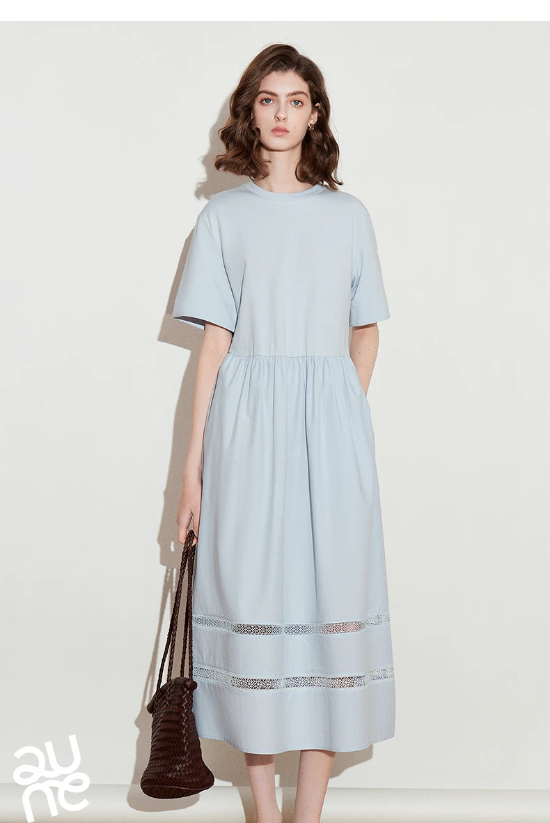 TOYOUTH Women Dress 2025 Spring New Elegant Dress 8519015