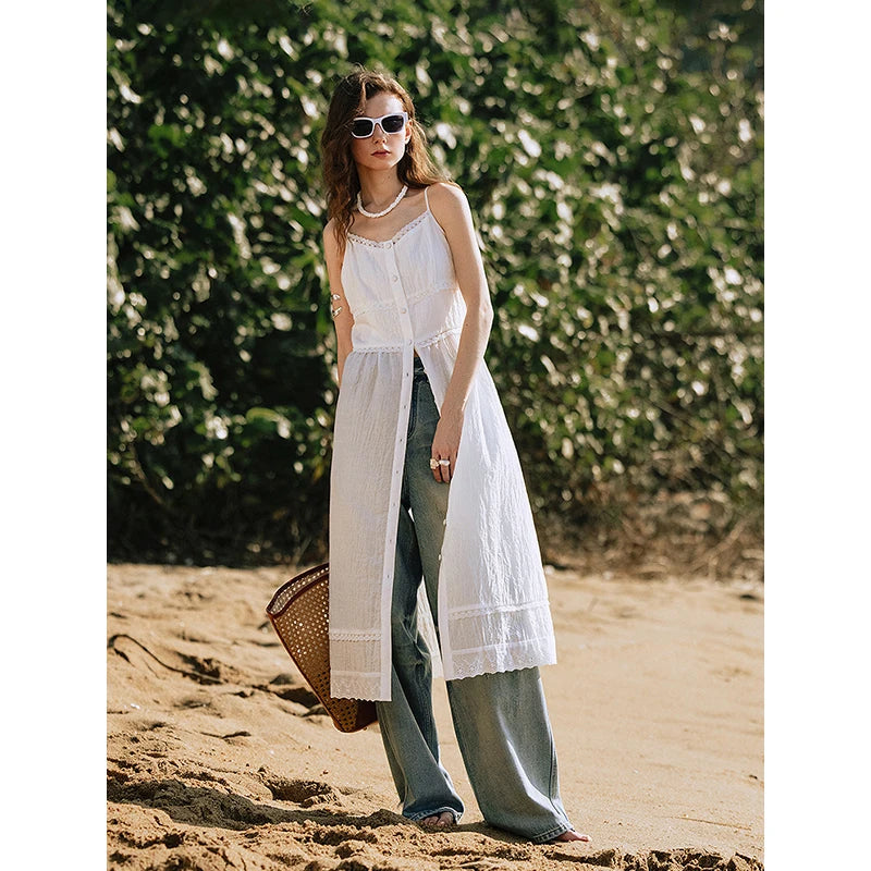 TOYOUTH Women Dress 2025 Summer New Elegant Dress 8529022