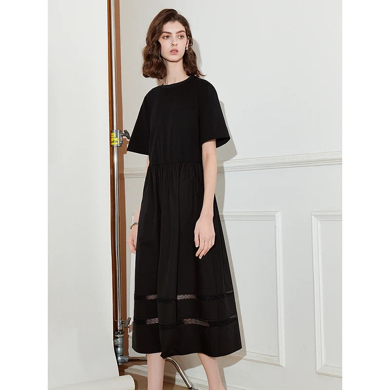 TOYOUTH Women Dress 2025 Spring New Elegant Dress 8519015