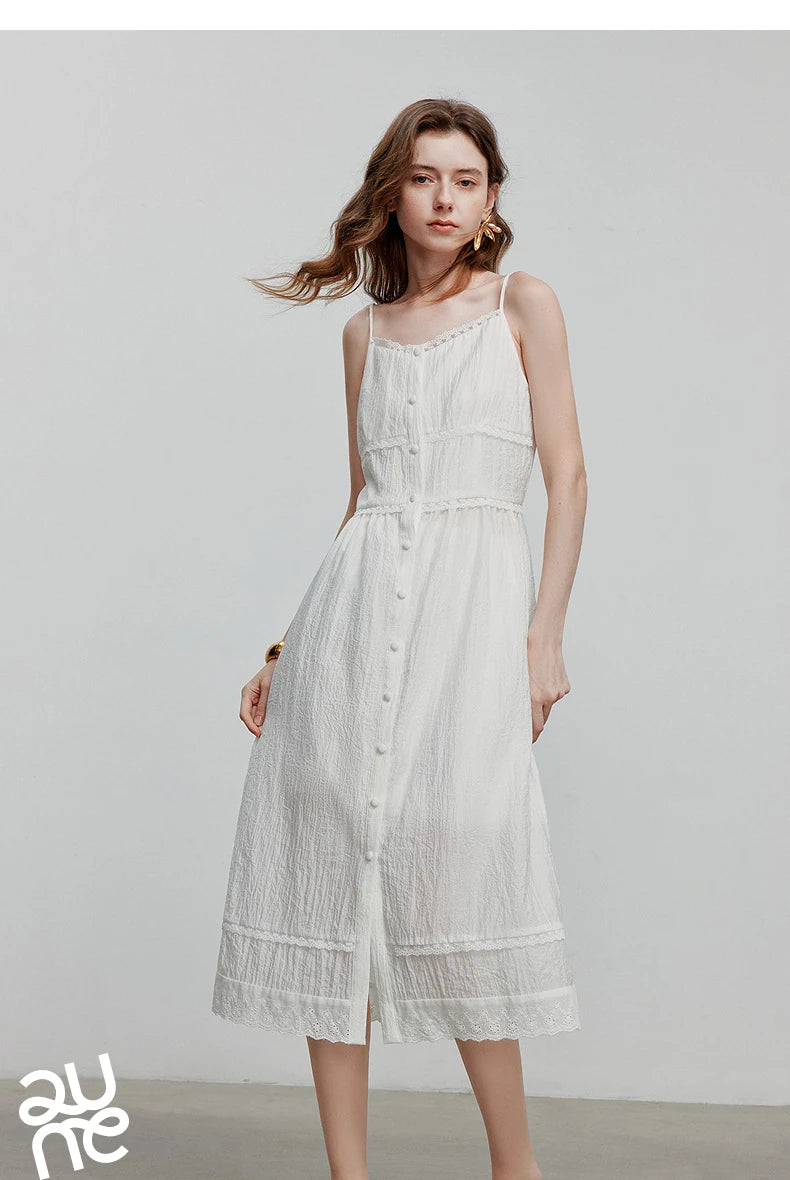 TOYOUTH Women Dress 2025 Summer New Elegant Dress 8529022