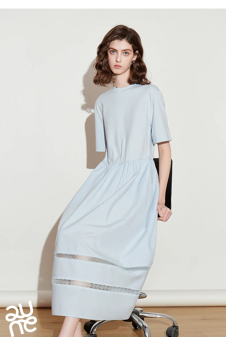 TOYOUTH Women Dress 2025 Spring New Elegant Dress 8519015