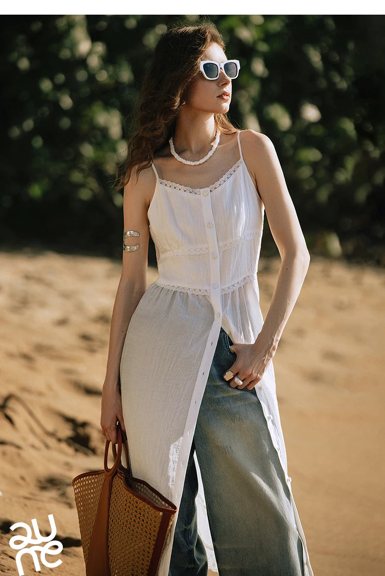 TOYOUTH Women Dress 2025 Summer New Elegant Dress 8529022